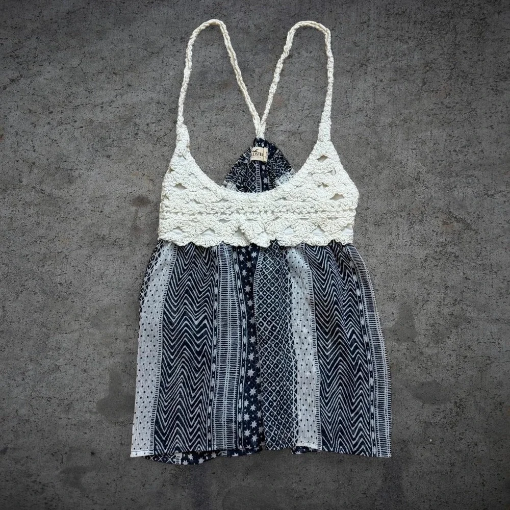 Hollister Sheer Tank Beach Cover Up Women's Size Small Surf Vacation